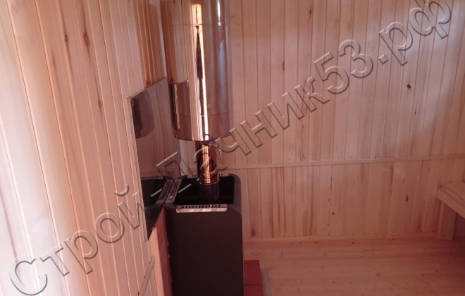 4 Брусовая баня Б-37, 4.5х10м, 45М², Московская область, Солнечногорский район, деревня Соколово (10)